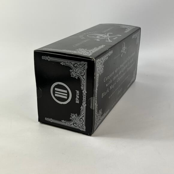 Black Magic Skull Ornaments Set Boxed Loop NYC Gothic Christmas Decor NIB Sealed - Picture 3 of 12